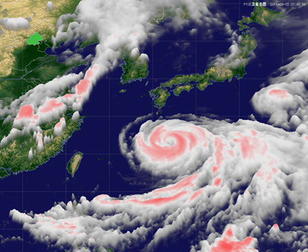 Typhoon “Muifa” to Roll into Shanghai on August 7th